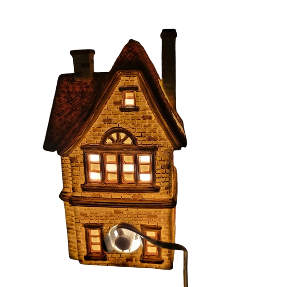 Dickens Keepsake Porcelain Lighted Christmas Village Teddy Bear Toy Store - Picture 5 of 14